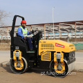 Rolo de estrada em tandem do compactador de 3 toneladas do cilindro com motor famoso